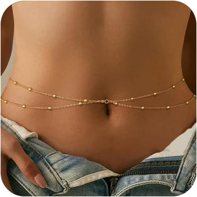 Body Jewelry Gold Plated - CHESKY Waist Beads for Women, Dainty