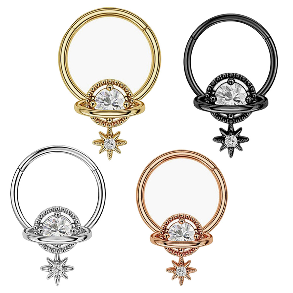 Body Jewelry Ear - Septum Rings Planet Jewelry Surgical Steel