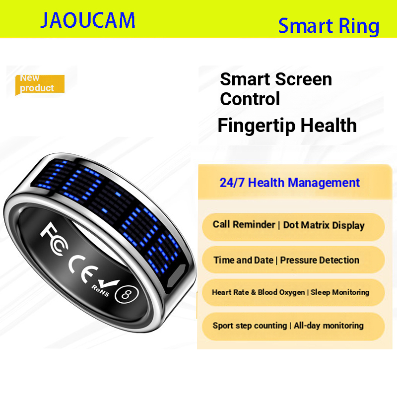 Daith Heart Ring - 2026 Smart Ring Call ID Reminder
