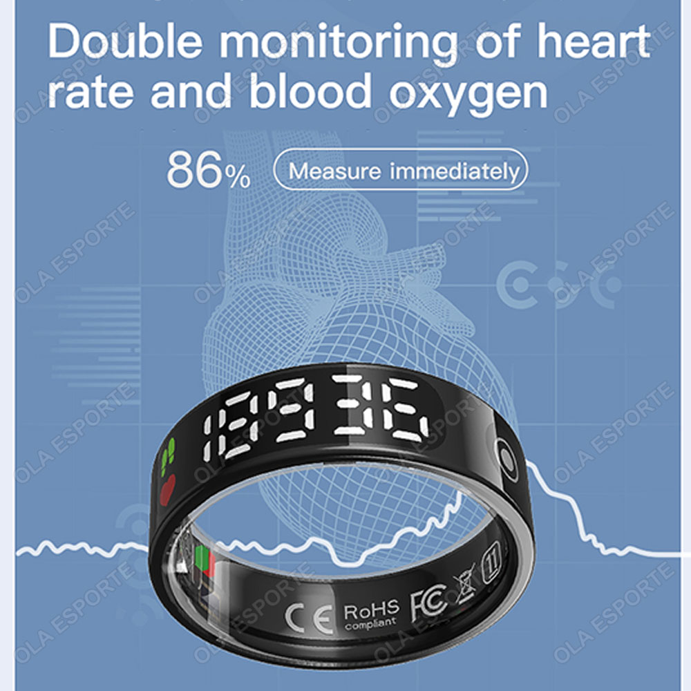 SR08 Smart Ring with Charging  - Daith Heart Ring recensie en prijs