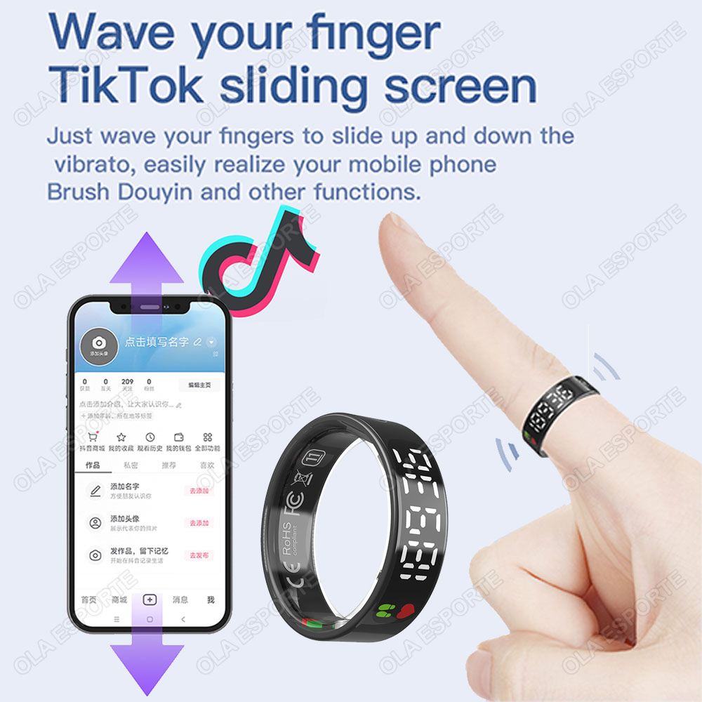 SR08 Smart Ring with Charging  - Daith Heart Ring recensie en prijs