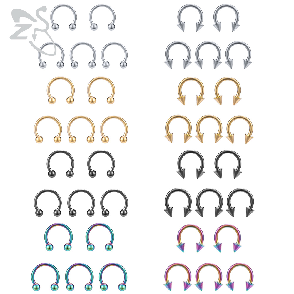 ZS Horseshoe 316L Surgical Ste - Zs Body Jewelry recensie en prijs