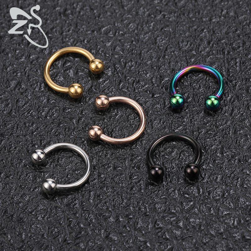 ZS Horseshoe 316L Surgical Ste - Zs Body Jewelry recensie en prijs