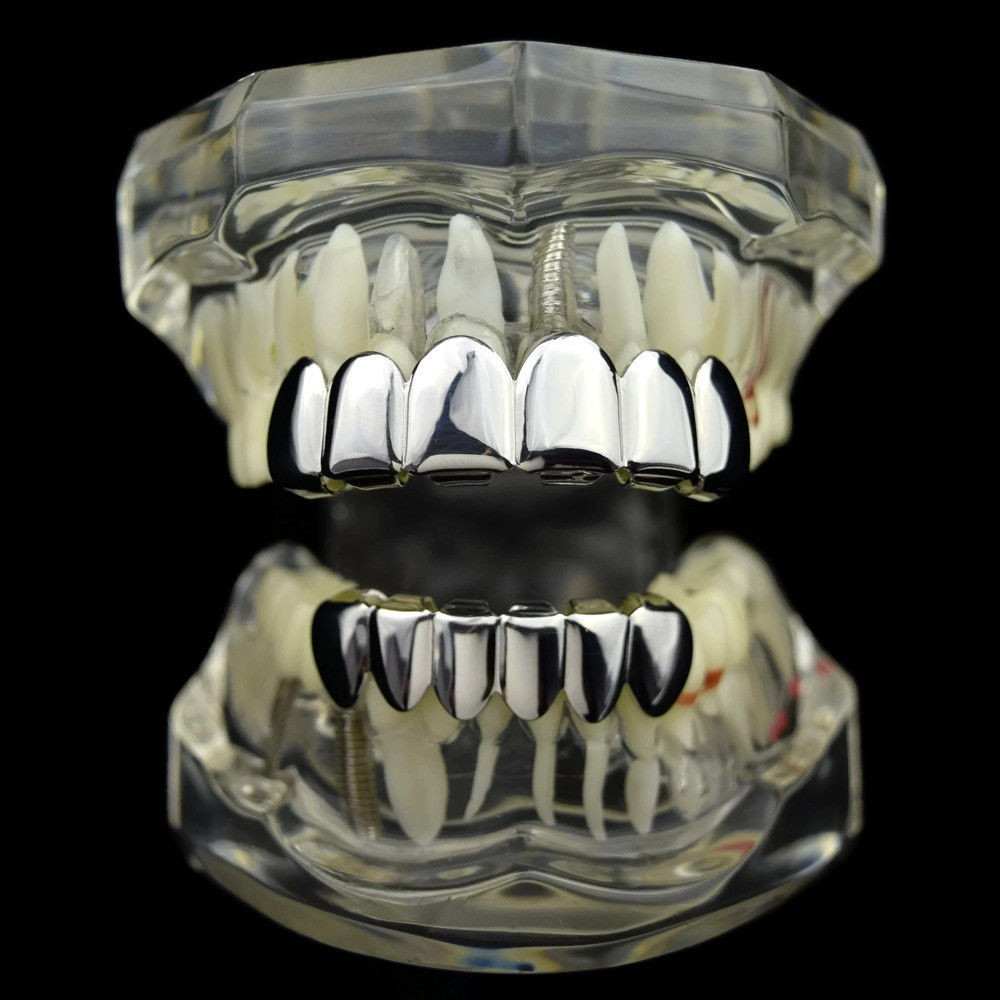TOPGRILLZ Glossy Gold Silver P - Body Jewelry Gold Plated recensie en prijs