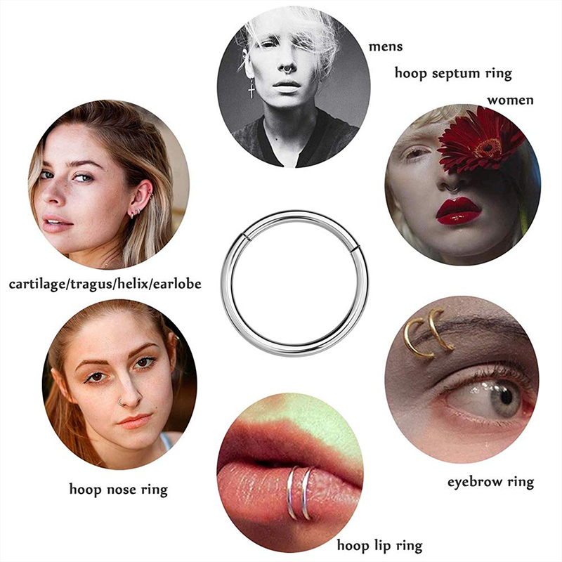 16G 316L Surgical Steel Hinged - Body Jewelry Ear recensie en prijs
