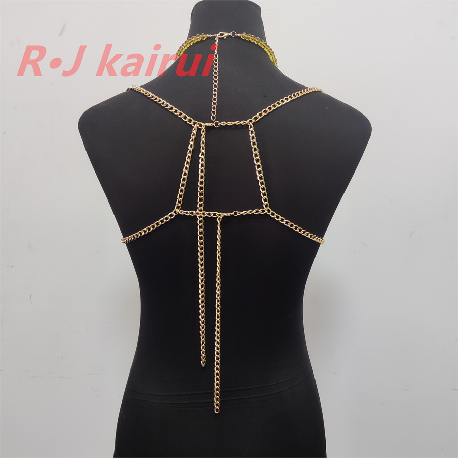 RJ Fashion Sexy Metal Yellow R - Yellow Body Jewelry recensie en prijs