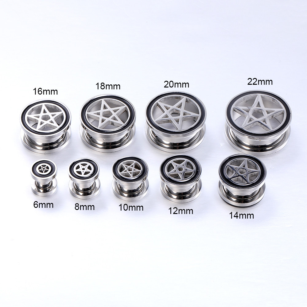1 Pair Stainless Steel Double  - Zs Body Jewelry recensie en prijs
