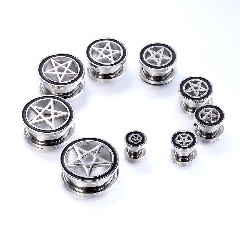 1 Pair Stainless Steel Double  - Zs Body Jewelry recensie en prijs