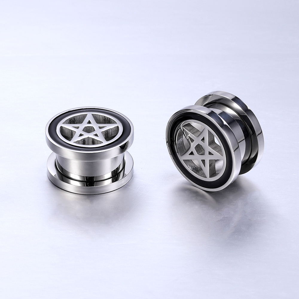 1 Pair Stainless Steel Double  - Zs Body Jewelry recensie en prijs