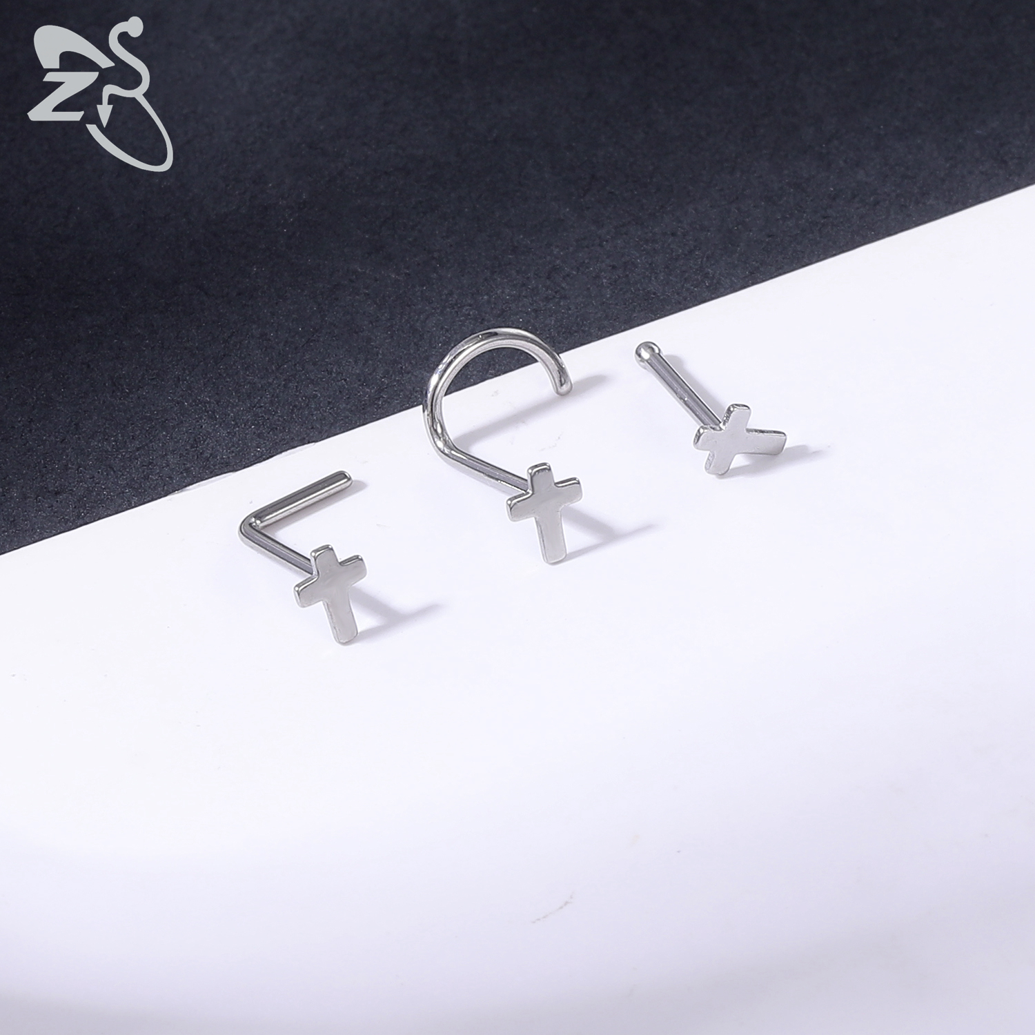 ZS 1 Piece CZ Crystal Nose Stu - Zs Body Jewelry recensie en prijs