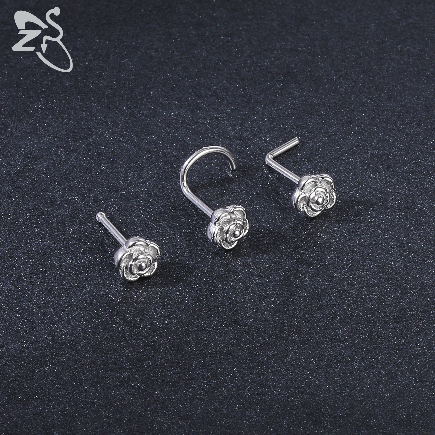 ZS 1 Piece CZ Crystal Nose Stu - Zs Body Jewelry recensie en prijs
