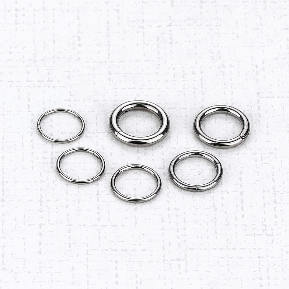 1Pc G23 Titanium Hinged Segmen - Septum Clicker Ring recensie en prijs