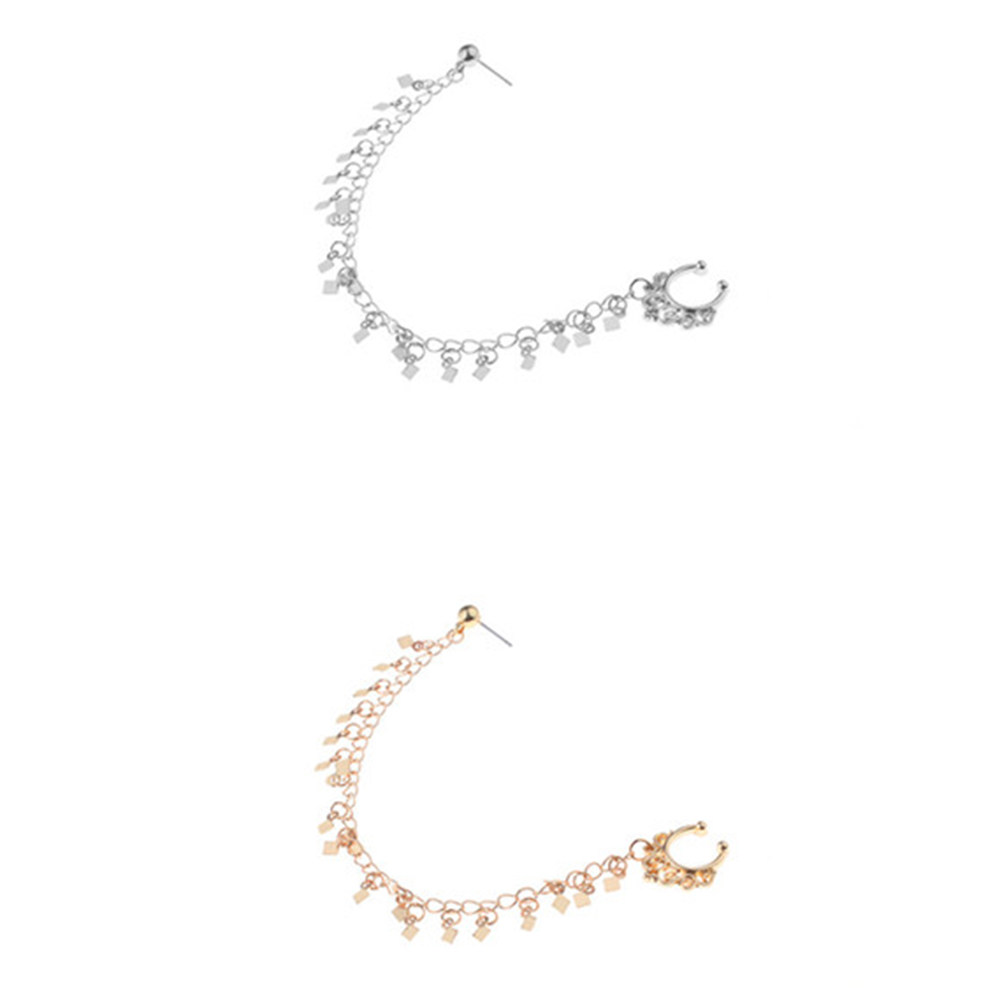 2Pcs Punk Rhombus Tassel Ear t - Body Jewelry Ear recensie en prijs