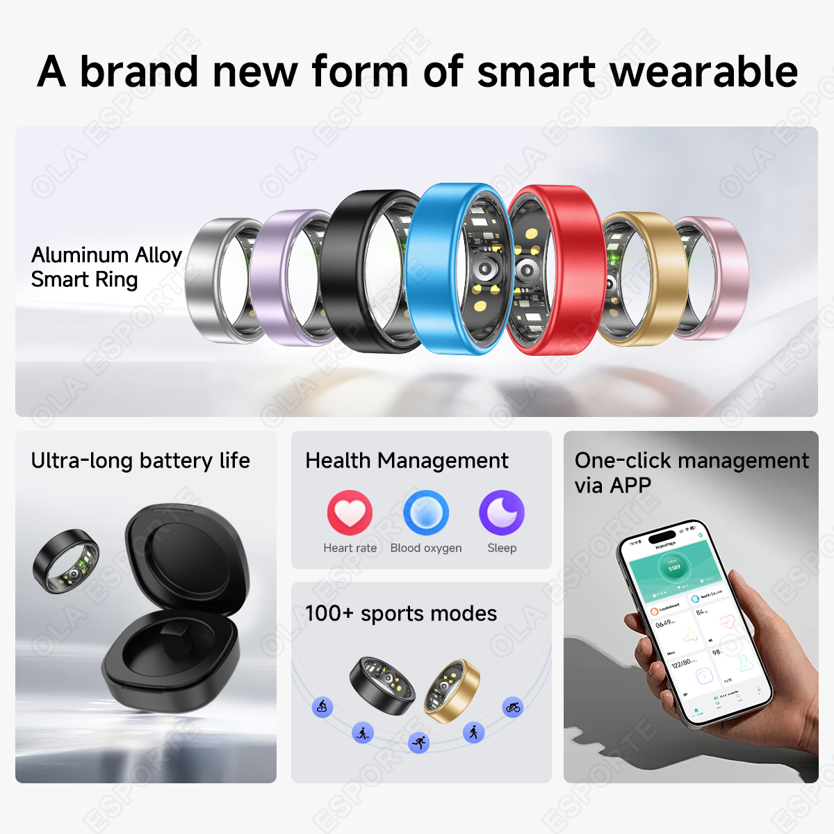 All Size（6-14） Smart Ring for  - Daith Heart Ring recensie en prijs