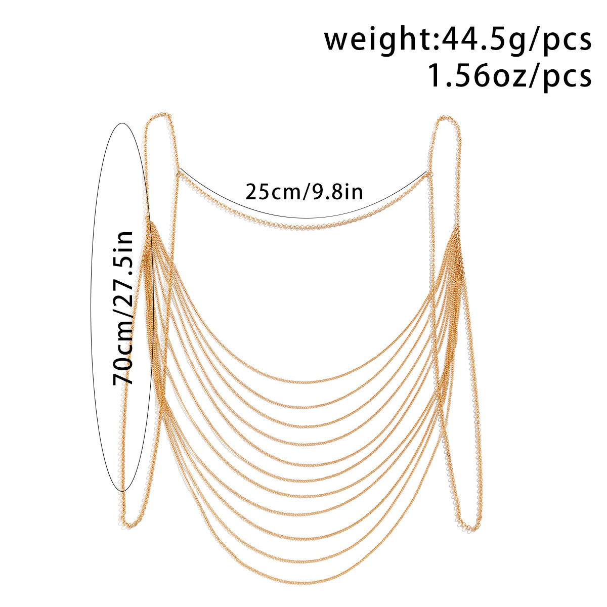 Classic Multi layered Tassel B - Body Jewelry Sale recensie en prijs
