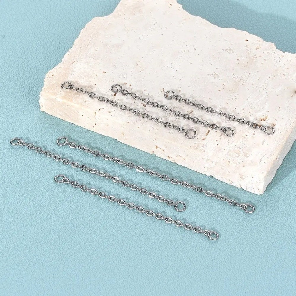 Titanium Nose Chain Double Cha - Body Jewelry Ear recensie en prijs