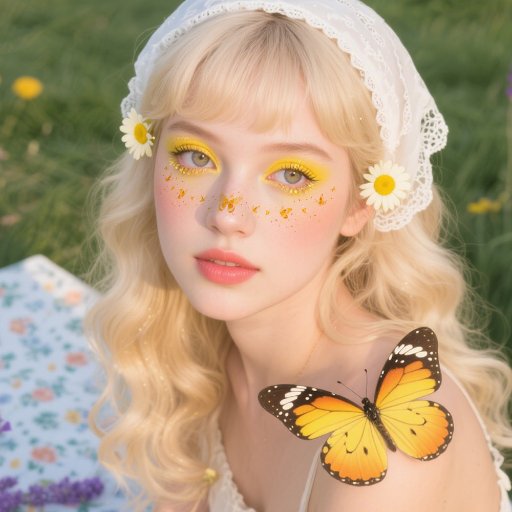 6PCS Cute Butterfly Tattoo Sti - Body Jewelry Tattoo recensie en prijs