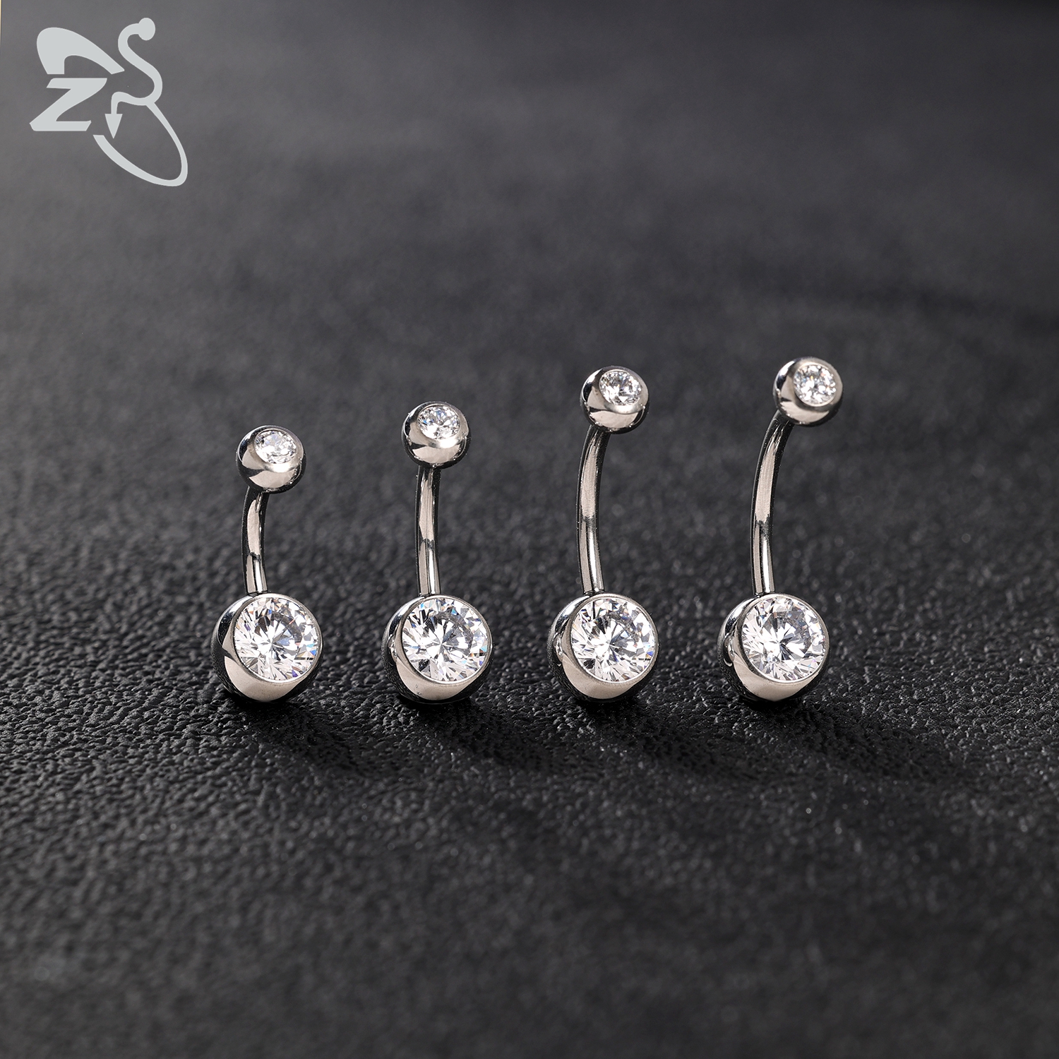 ZS 1PC 14G G23 Titanium Belly  - Zs Body Jewelry recensie en prijs
