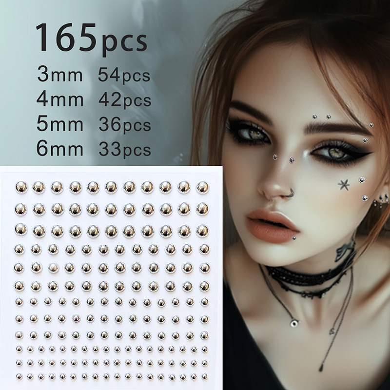 3D Face Eyes Party Makeup Tatt - Body Jewelry Tattoo recensie en prijs