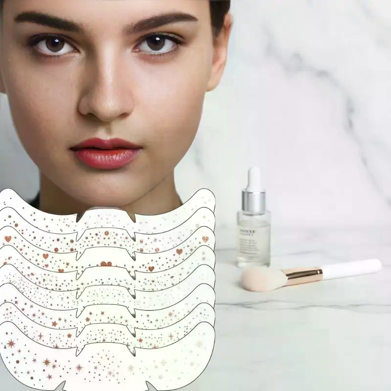 Hot Rose Gold Freckles Tempora - Body Jewelry Tattoo recensie en prijs