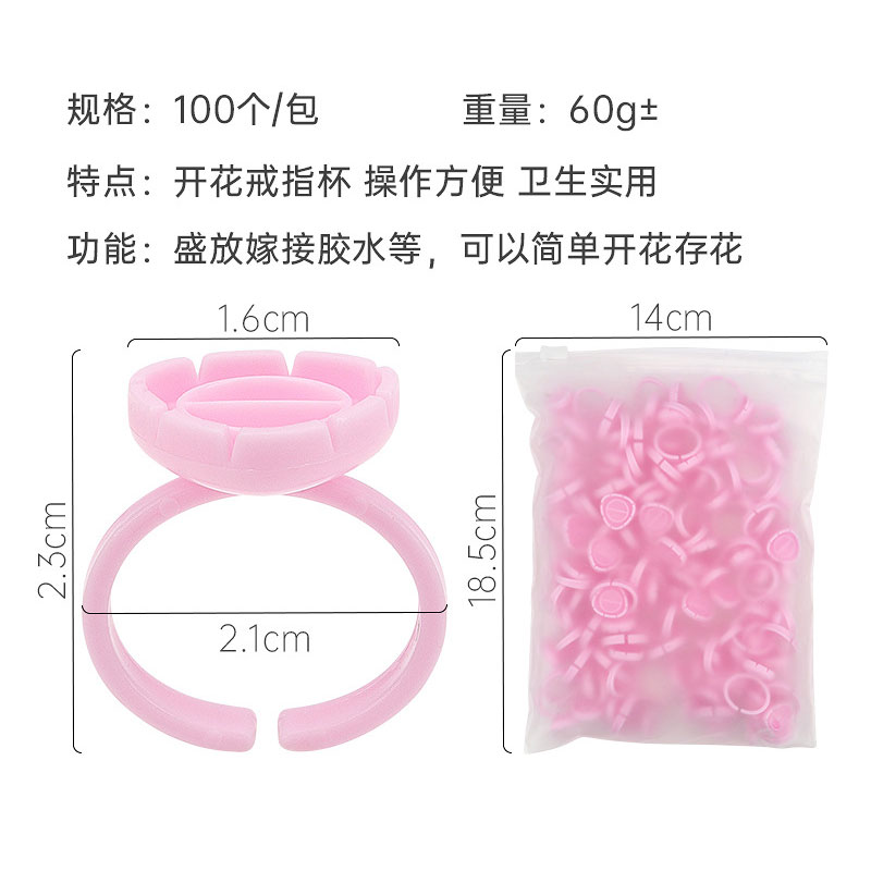 100Pcs Disposable Eyelash Exte - Body Jewelry Tattoo recensie en prijs
