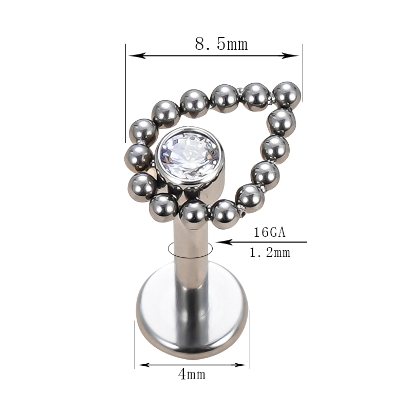 1pc  G23 Titanium 16G Welded B - Body Jewelry Amazon recensie en prijs
