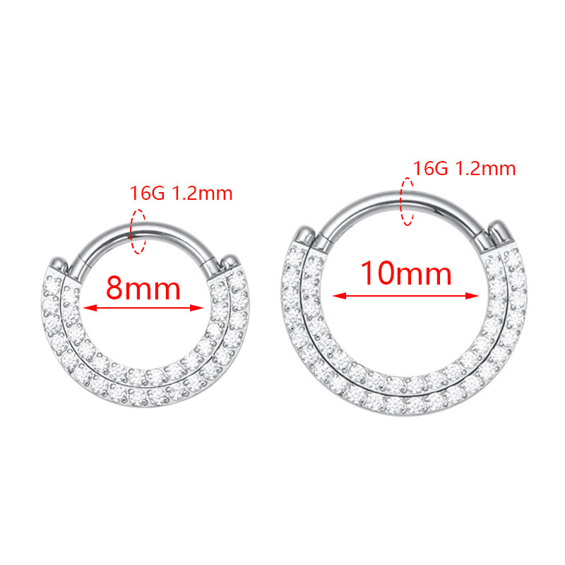 ASTM F136 Titanium Clicker Sep - Septum Clicker Ring recensie en prijs