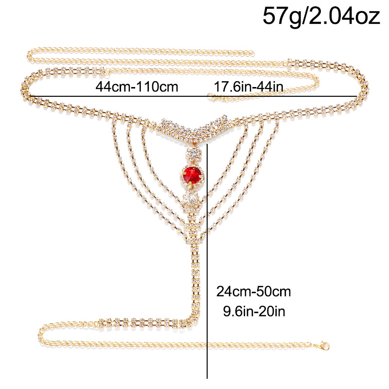 Crystal Rhinestone Body Chain  - Body Jewelry Sale recensie en prijs