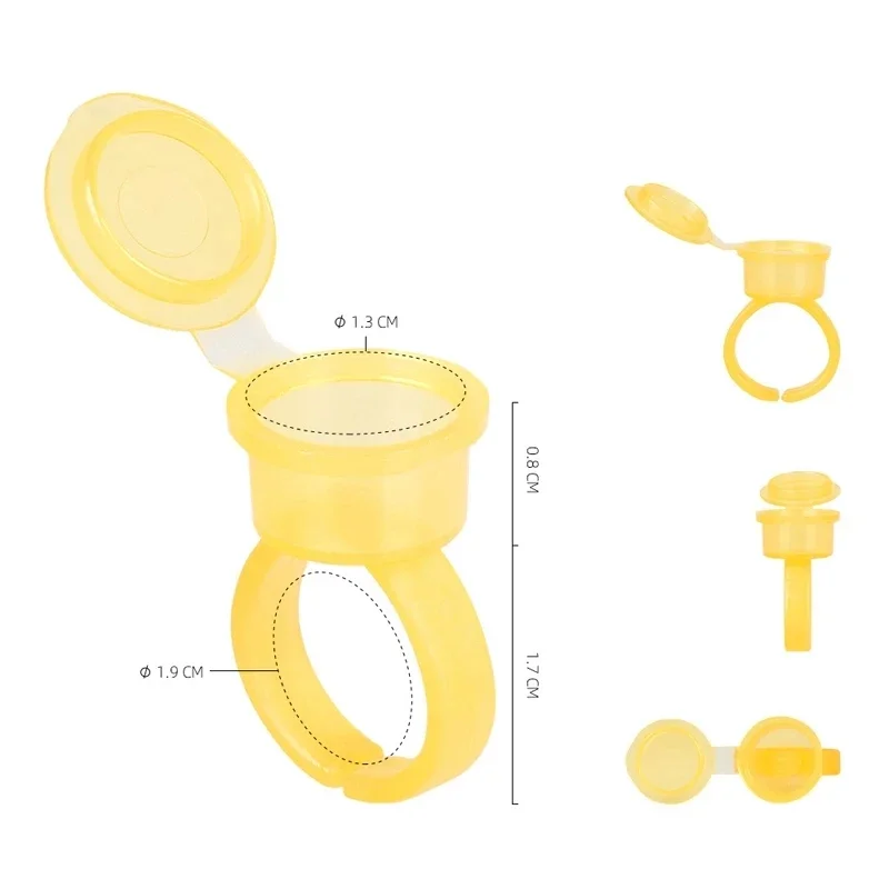 50PCS Tattoo Pigment Ink Ring  - Body Jewelry Tattoo recensie en prijs