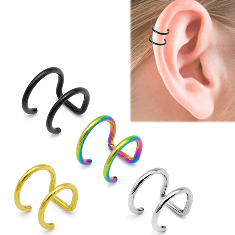 2Pcs 316L Stainless Steel Clip - Body Jewelry Ear recensie en prijs