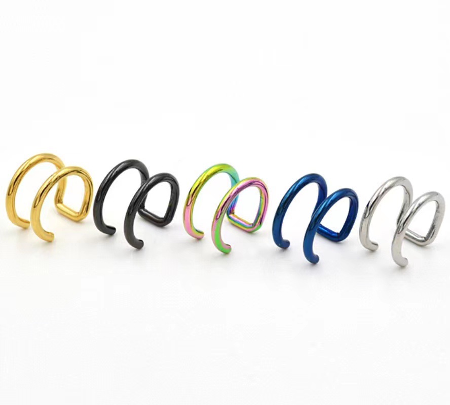 2Pcs 316L Stainless Steel Clip - Body Jewelry Ear recensie en prijs