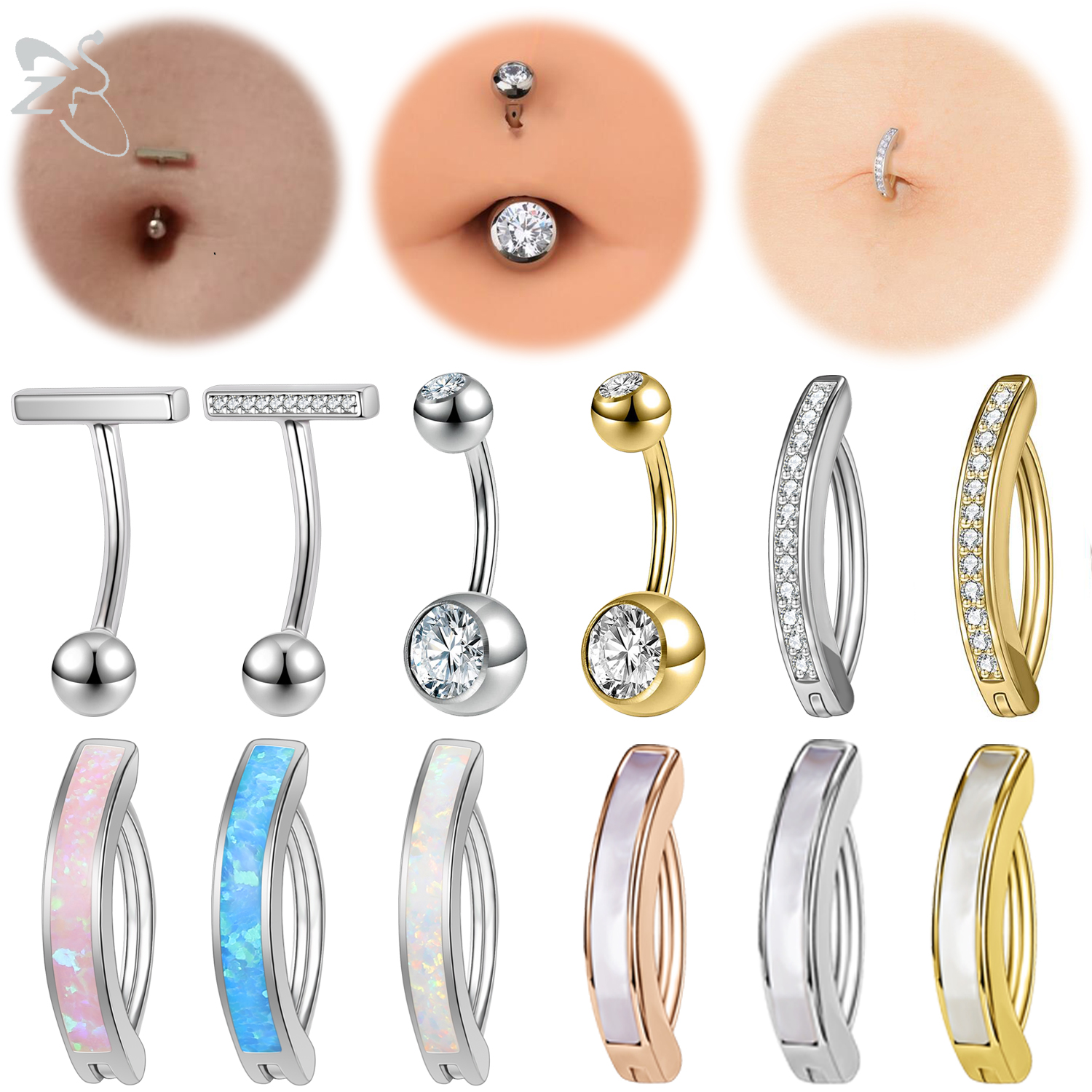 ZS 1 PC 925 Sterling Silver Na - Septum Clicker Ring recensie en prijs