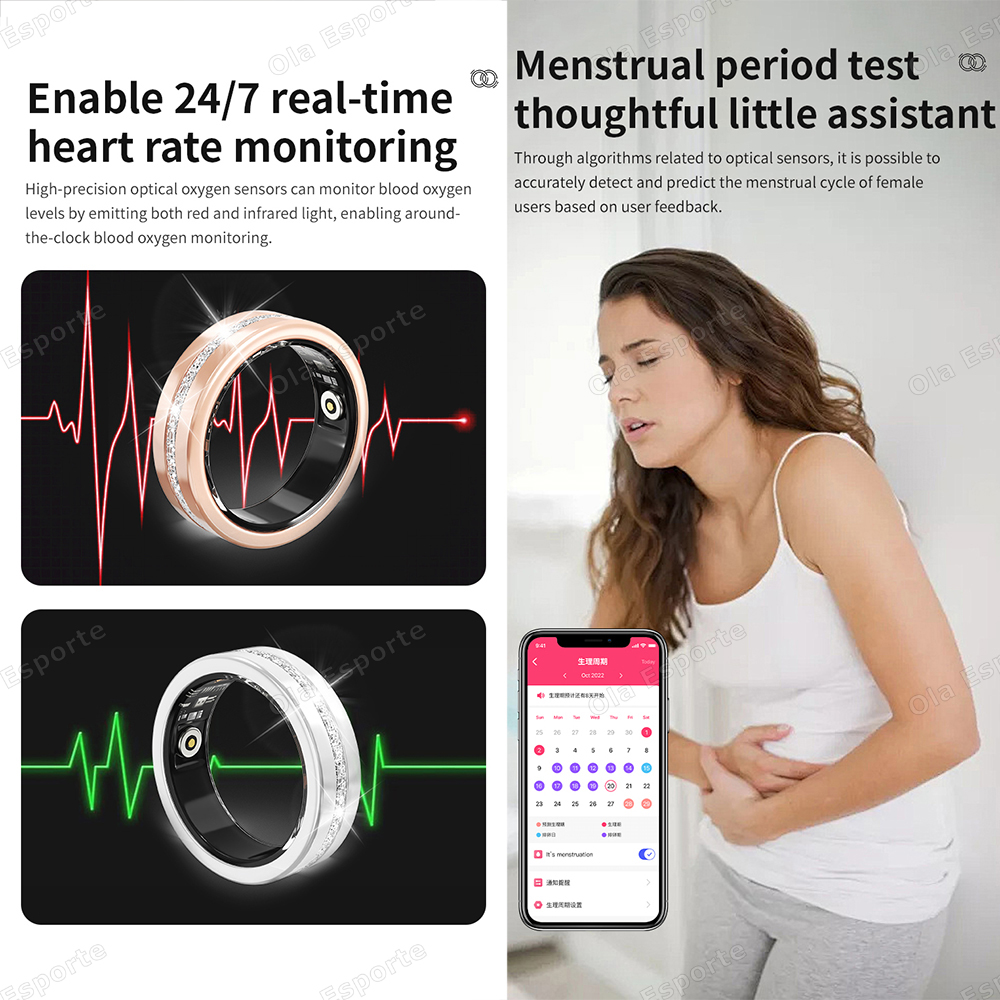 2026 New Smart Ring Lady Heart - Daith Heart Ring recensie en prijs