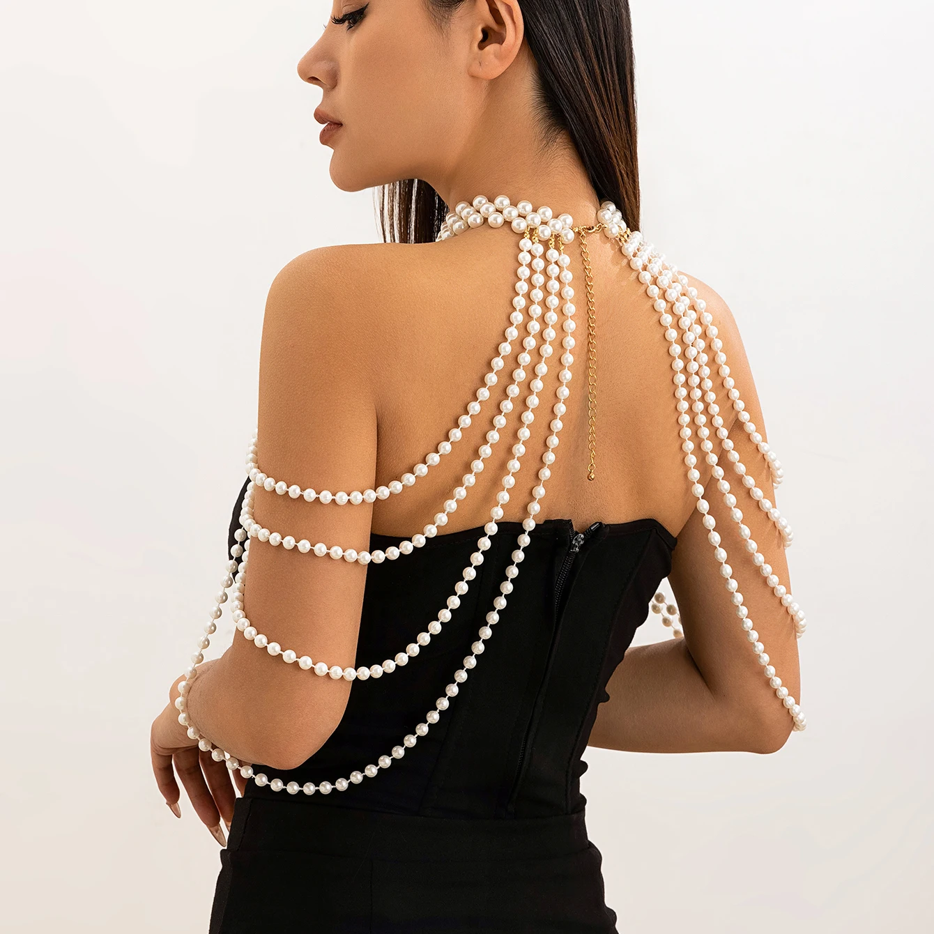 Bridal Tassel Imitation Pearl  - Body Jewelry Sale recensie en prijs
