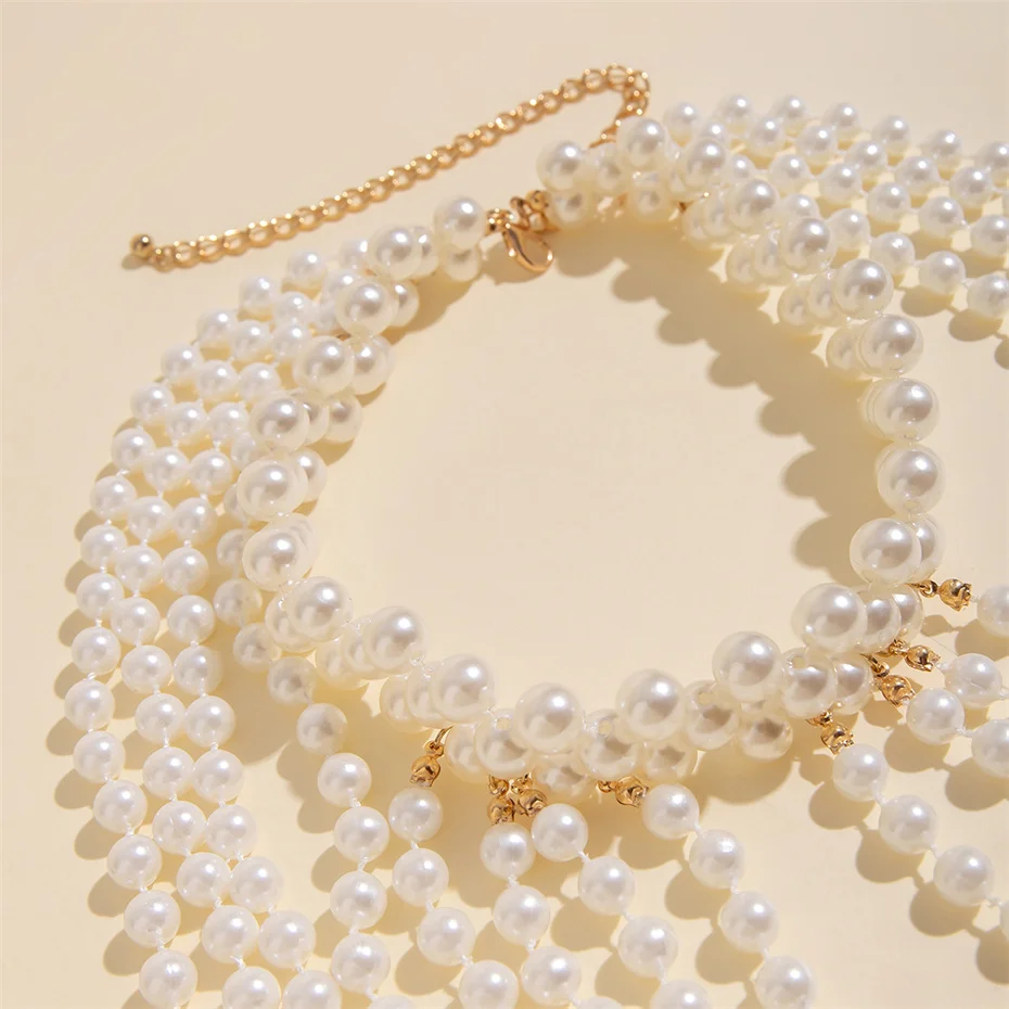 Bridal Tassel Imitation Pearl  - Body Jewelry Sale recensie en prijs