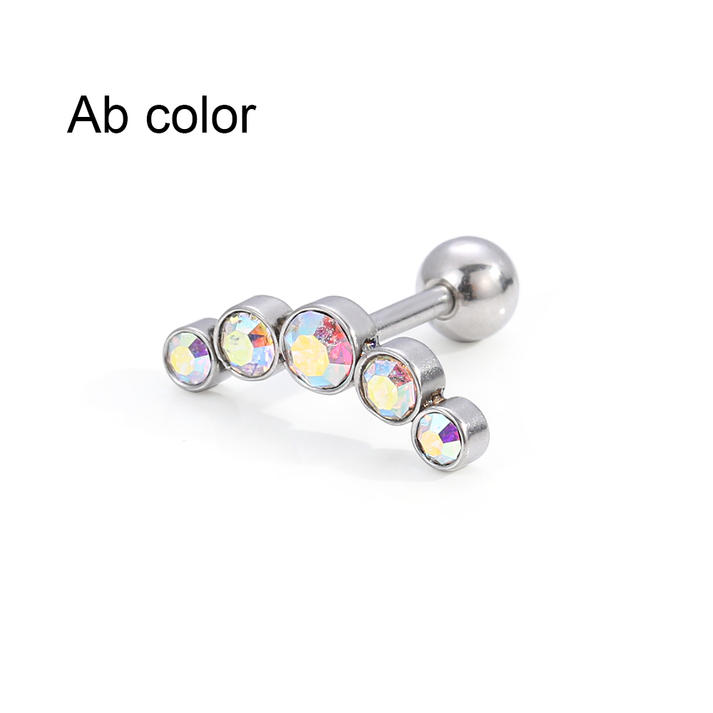 1Pcs Fashion 16G Crystal Gem O - Body Jewelry Ear recensie en prijs