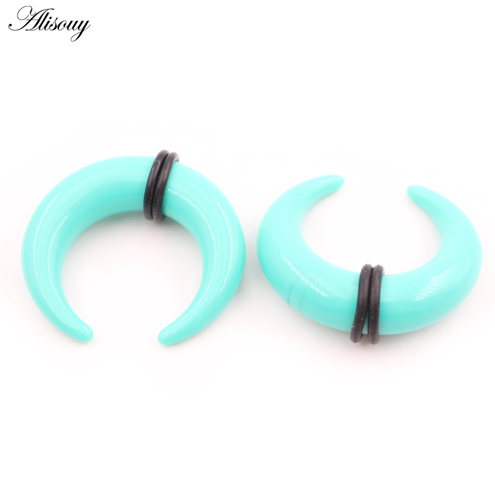 2pcs Acrylic C Sahpe Buffalo H - Septum Clicker Ring recensie en prijs