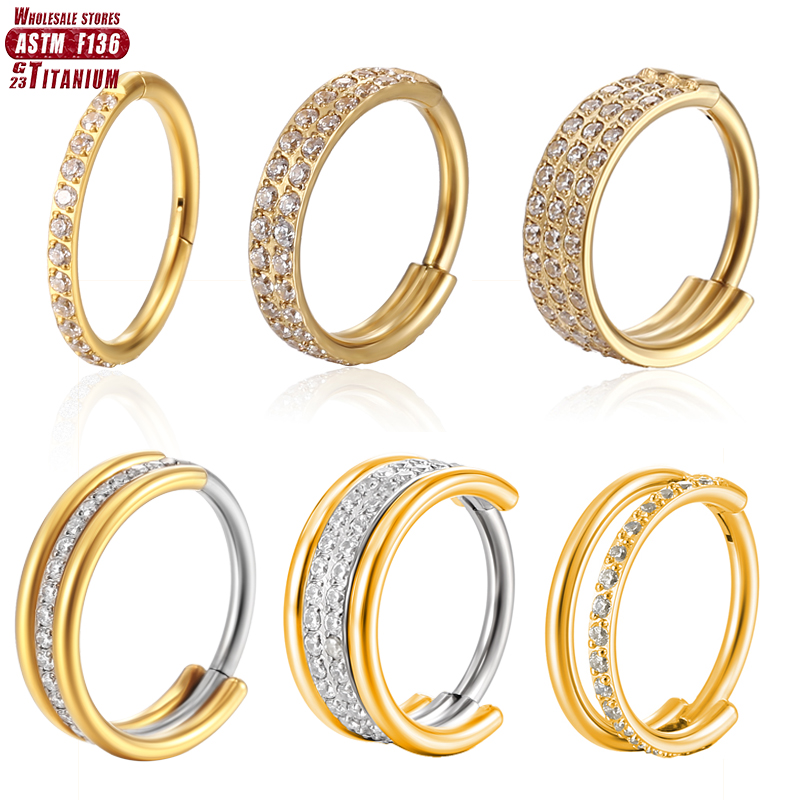 F136 Titanium Nose Ring Implan - Septum Clicker Ring recensie en prijs