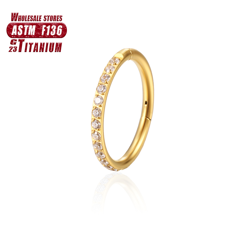 F136 Titanium Nose Ring Implan - Septum Clicker Ring recensie en prijs