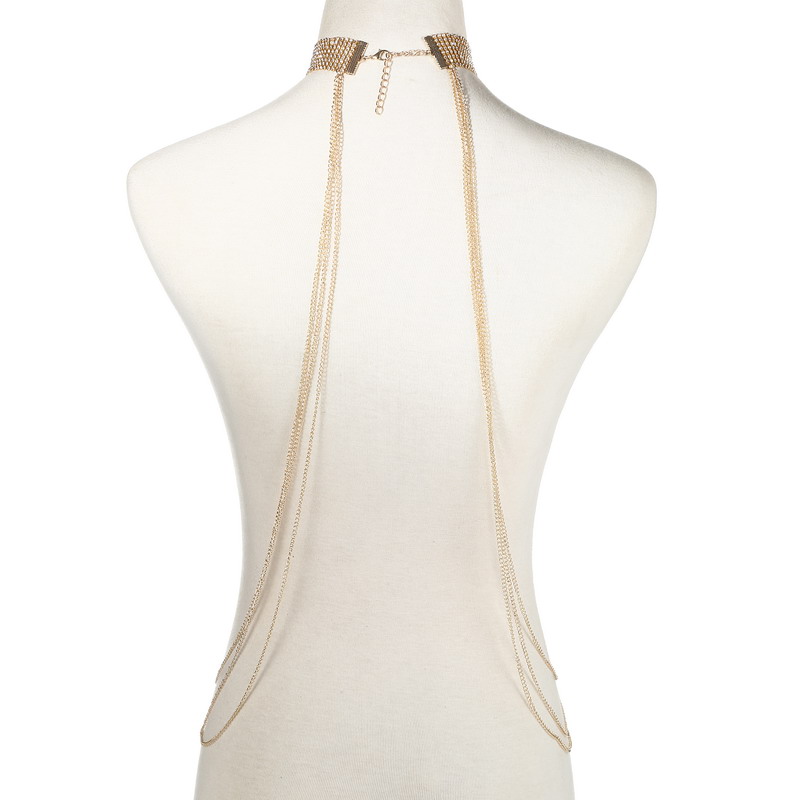 Gold Color Body Chain Women  R - Body Jewelry Sale recensie en prijs