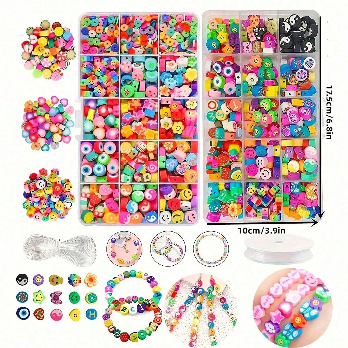 1450/1200/250pcs Polymer Clay  - Body Jewelry Organizer recensie en prijs