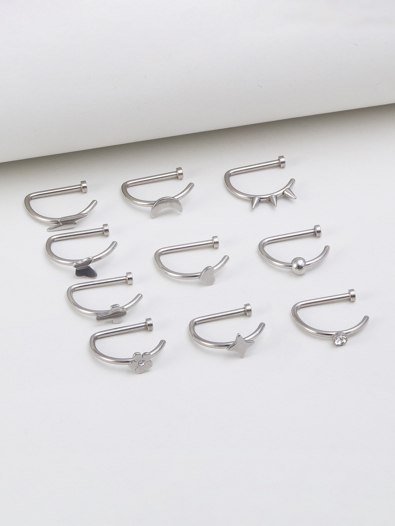 1pc Weld Rivet Butterfly D Sha - Septum Clicker Ring recensie en prijs