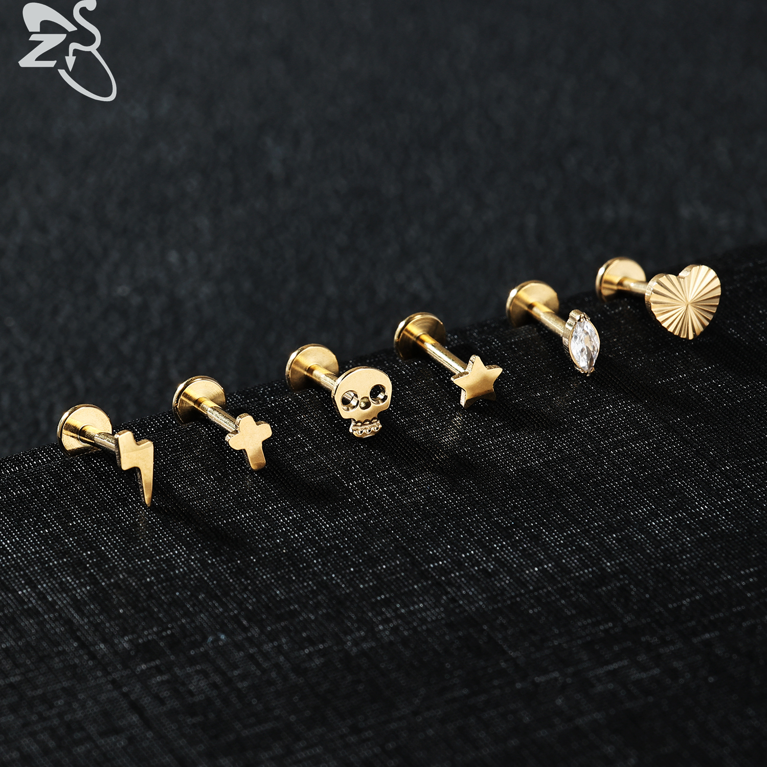 ZS 1 PC Gold Color 16G F136 G2 - Zs Body Jewelry recensie en prijs