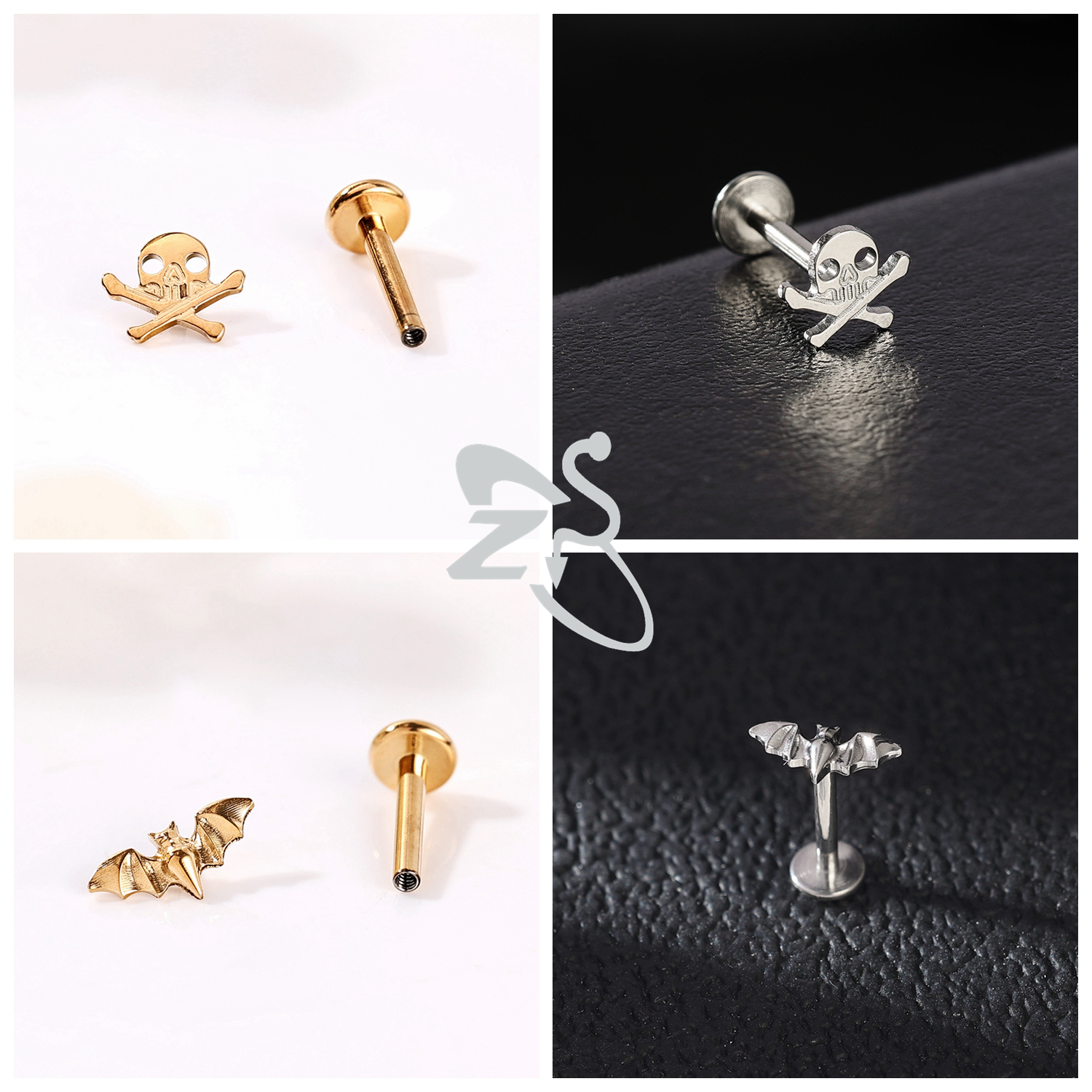 ZS 1 PC Gold Color 16G F136 G2 - Zs Body Jewelry recensie en prijs