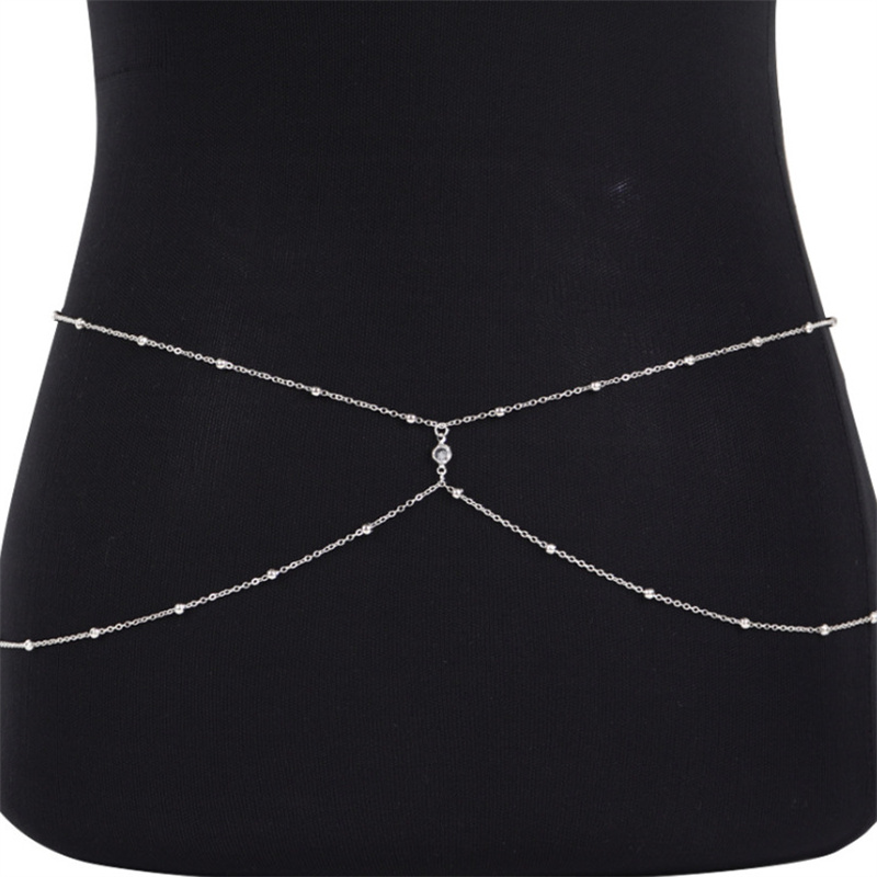 Clear Rhinestone Beaded Belly  - Body Jewelry Sale recensie en prijs