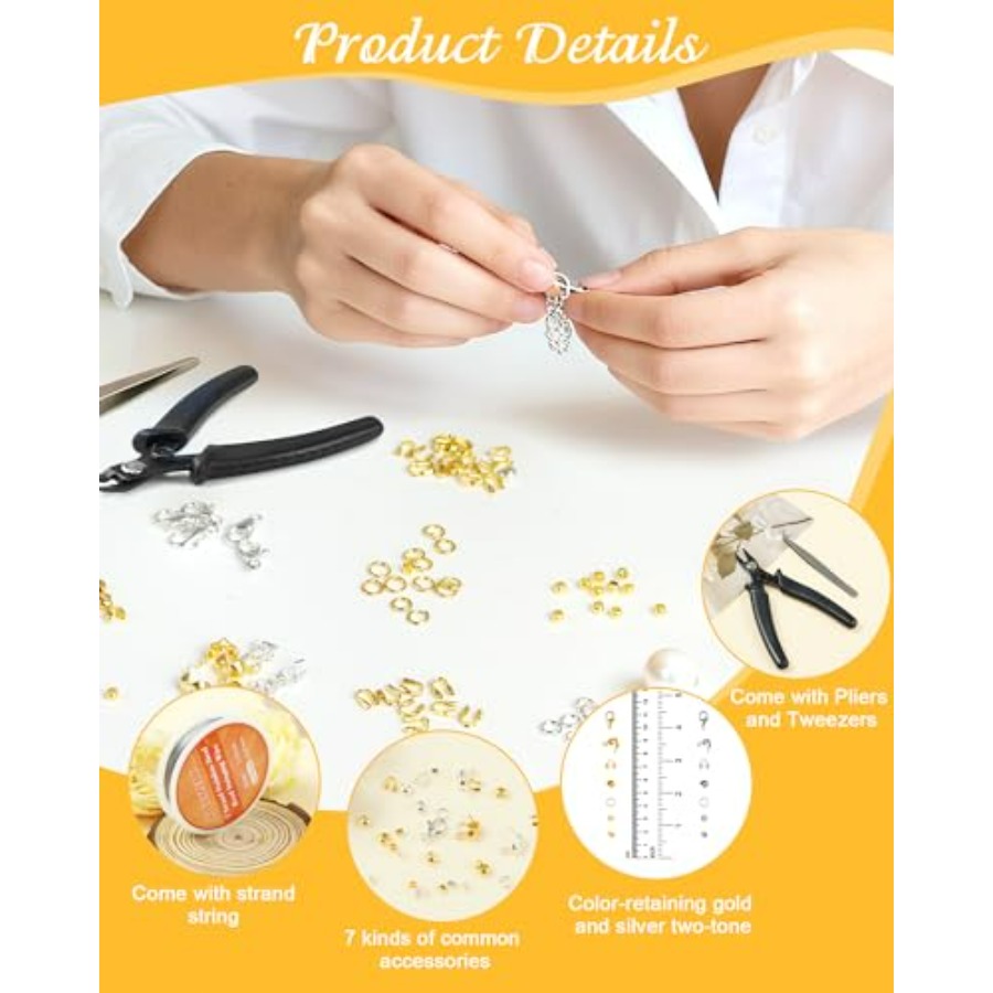 1950 Pcs Jewelry Making Cord E - Body Jewelry Organizer recensie en prijs