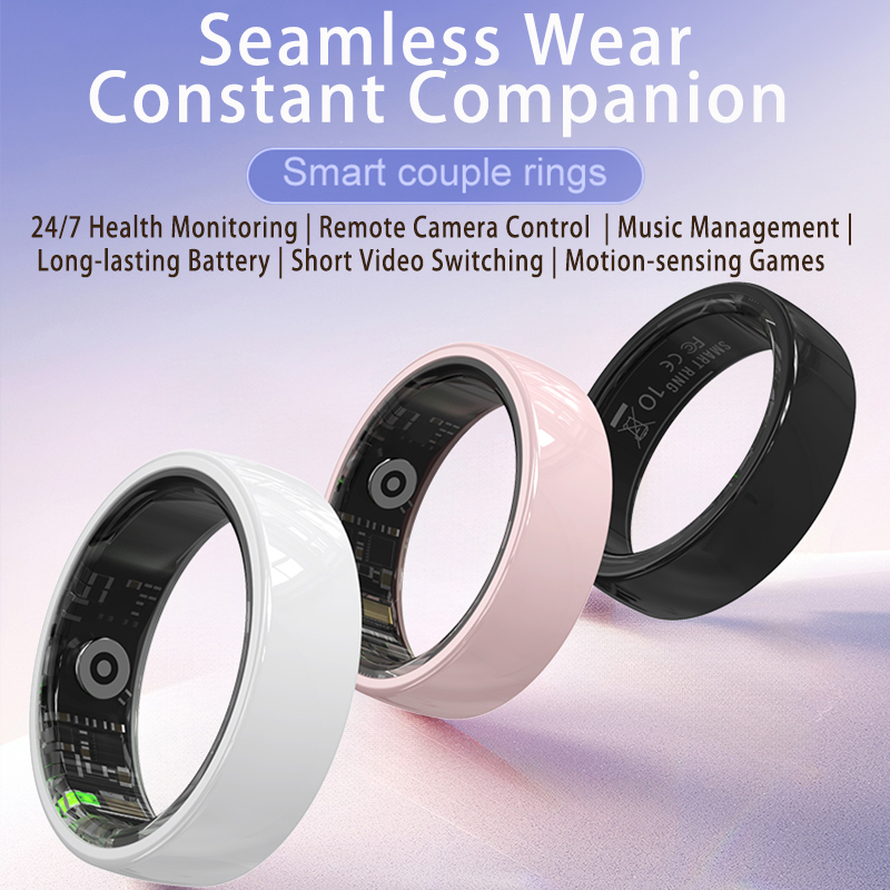 R12 Smart Ring with Charging C - Daith Heart Ring recensie en prijs