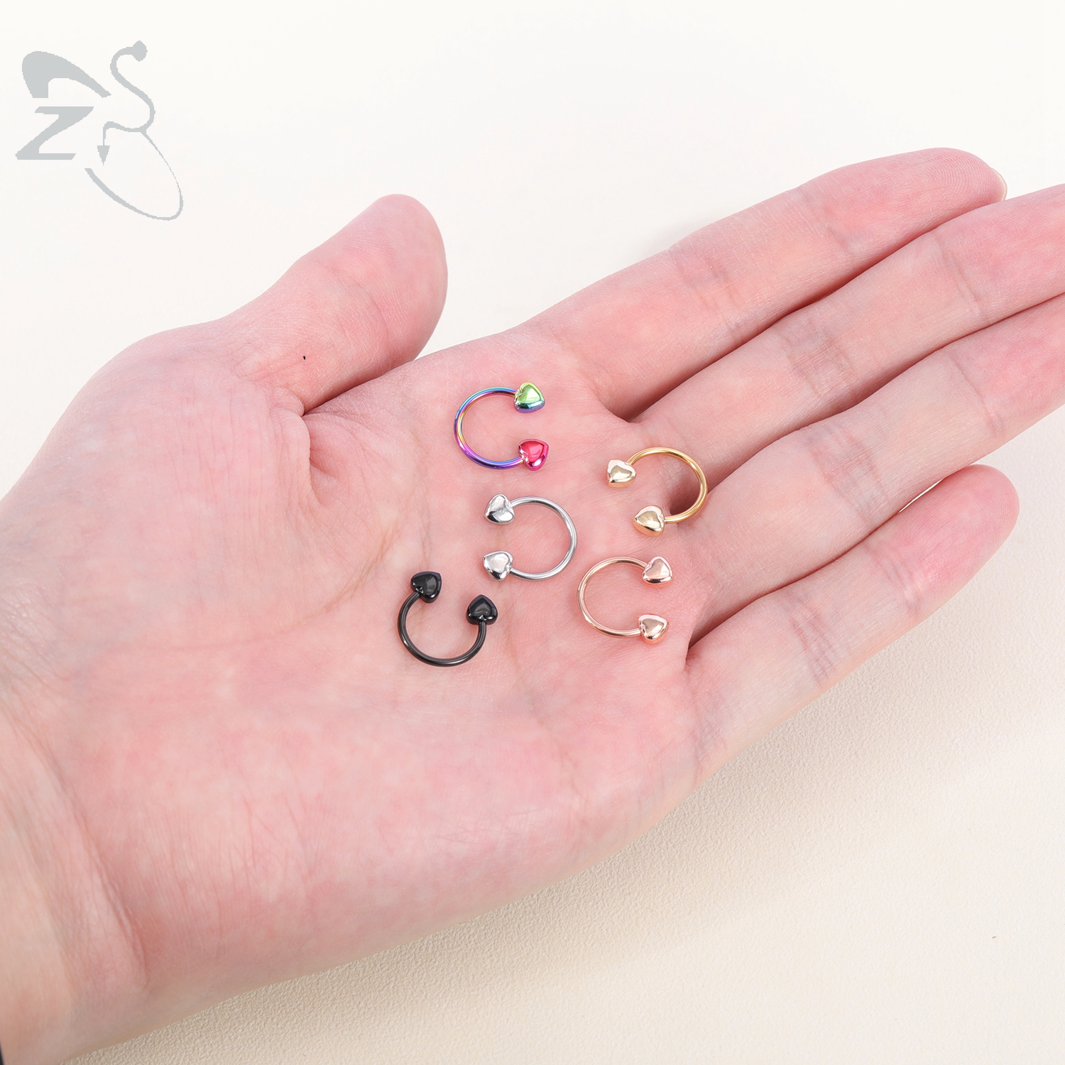 ZS 1PC 16G Star Heart Septum R - Zs Body Jewelry recensie en prijs
