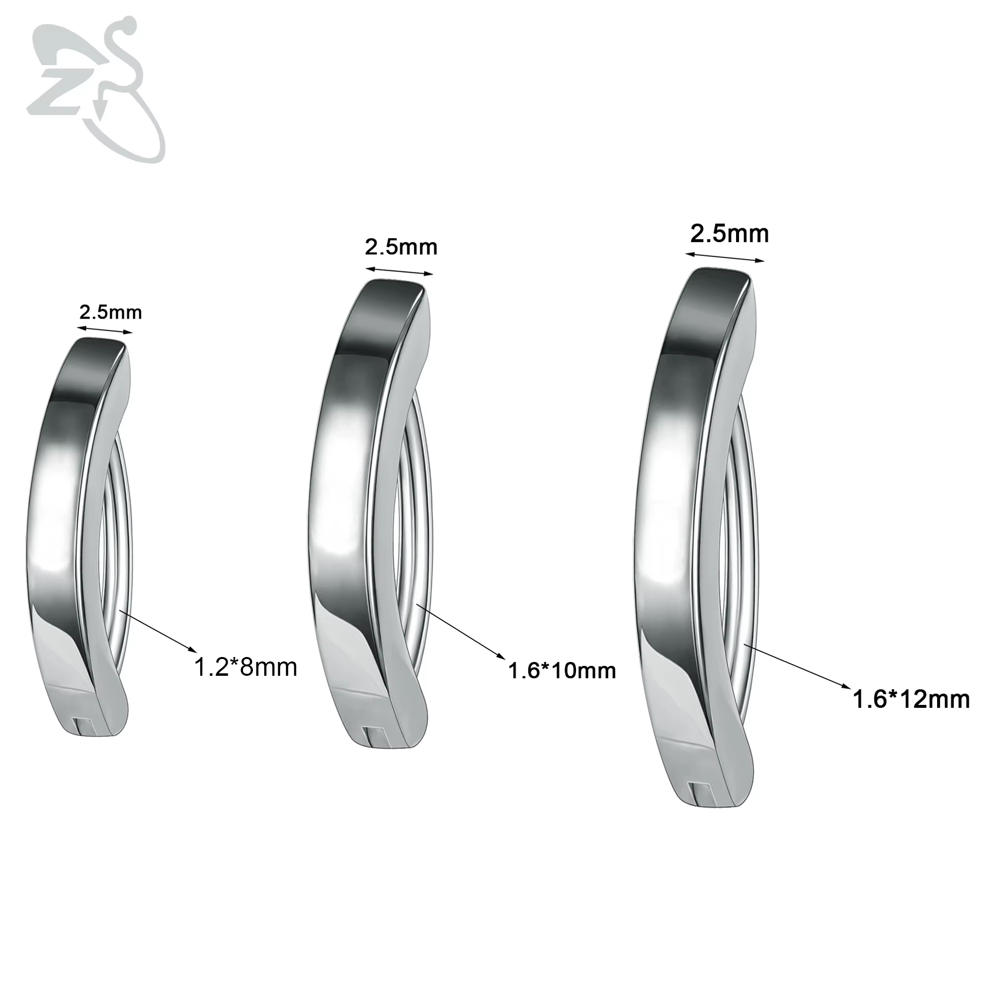ZS 1 PC 14G/16G Stainless Stee - Zs Body Jewelry recensie en prijs