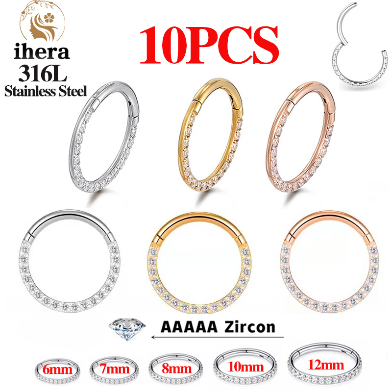 1/10PCS Stainless Steel Nose R - Body Jewelry Ear recensie en prijs